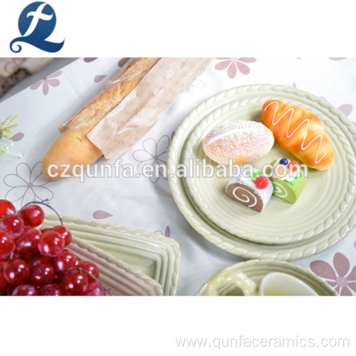 Wholesale Colorful Custom Ceramic Dinnerware Set